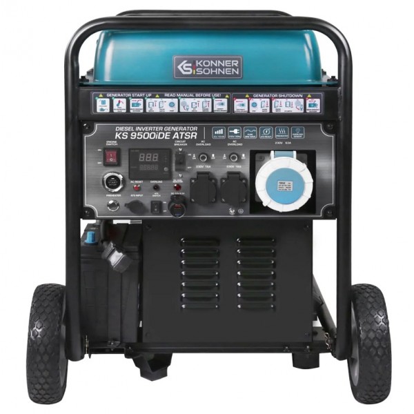 Dyzelinis inverterinis generatorius KONNER & SOHNEN KS 9500iDЕ ATSR